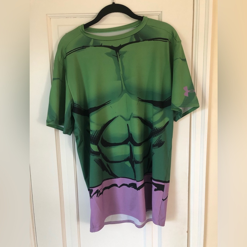 Under Armour Alter Ego compression workout shirt Hulk XXL.